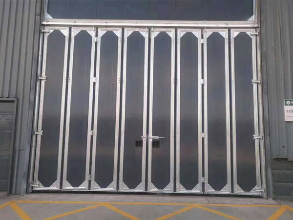 锌钢工业折叠门